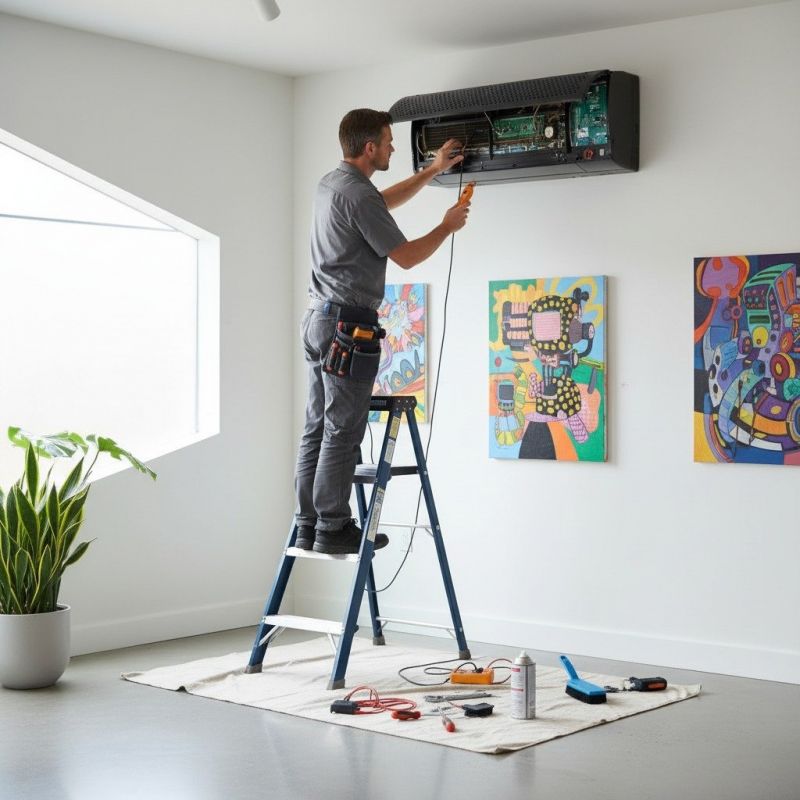Mini Split Air Conditioning Repair detail